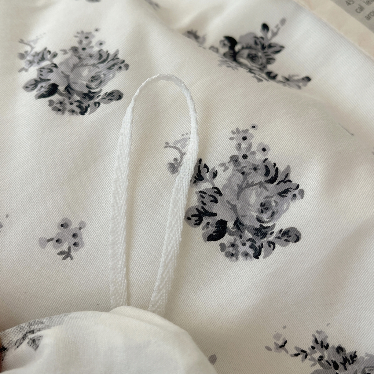 91家纺网 家纺一手货源 找家纺 三朵家纺 2026新款40支13070全棉纯棉韩版法式花边四件套 蝴蝶花语