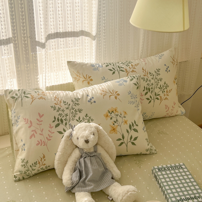 91家纺网 家纺一手货源 找家纺 曼之夏 2026新款全棉印花花卉四件套 七彩集