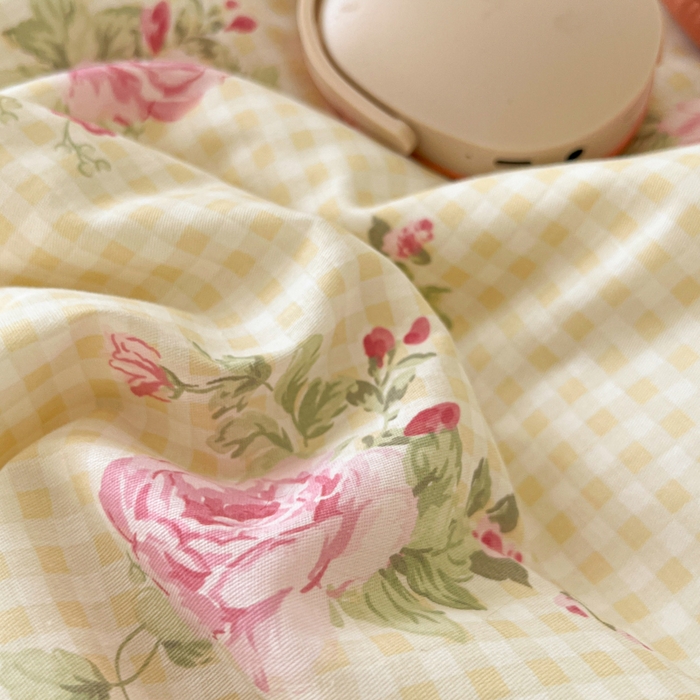 91家纺网 家纺一手货源 找家纺 曼之夏 2026新款全棉印花花卉四件套 清香四季