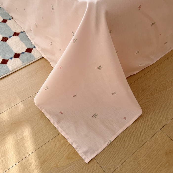 91家纺网 家纺一手货源 找家纺 曼之夏 2026新款全棉印花花卉四件套 温柔花香