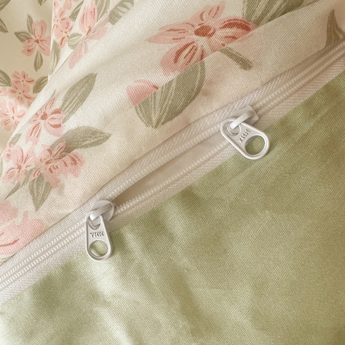 91家纺网 家纺一手货源 找家纺 曼之夏 2026新款全棉印花花卉四件套 香草芬芳