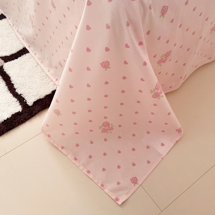 91家纺网 家纺一手货源 找家纺 曼之夏 2026新款全棉印花花卉四件套 幽若