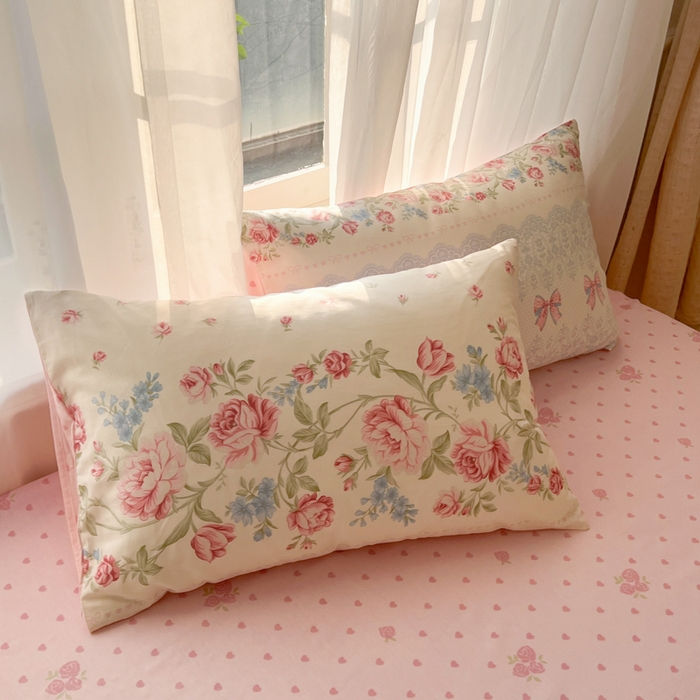 91家纺网 家纺一手货源 找家纺 曼之夏 2026新款全棉印花花卉四件套 幽若