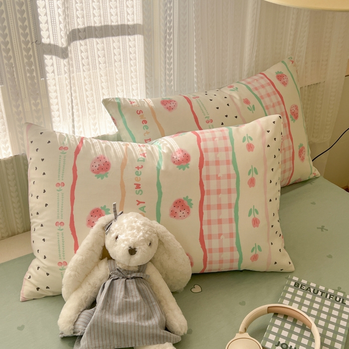 91家纺网 家纺一手货源 找家纺 曼之夏 2026新款全棉印花花卉四件套 郁香莓语