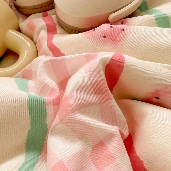 91家纺网 家纺一手货源 找家纺 曼之夏 2026新款全棉印花花卉四件套 郁香莓语