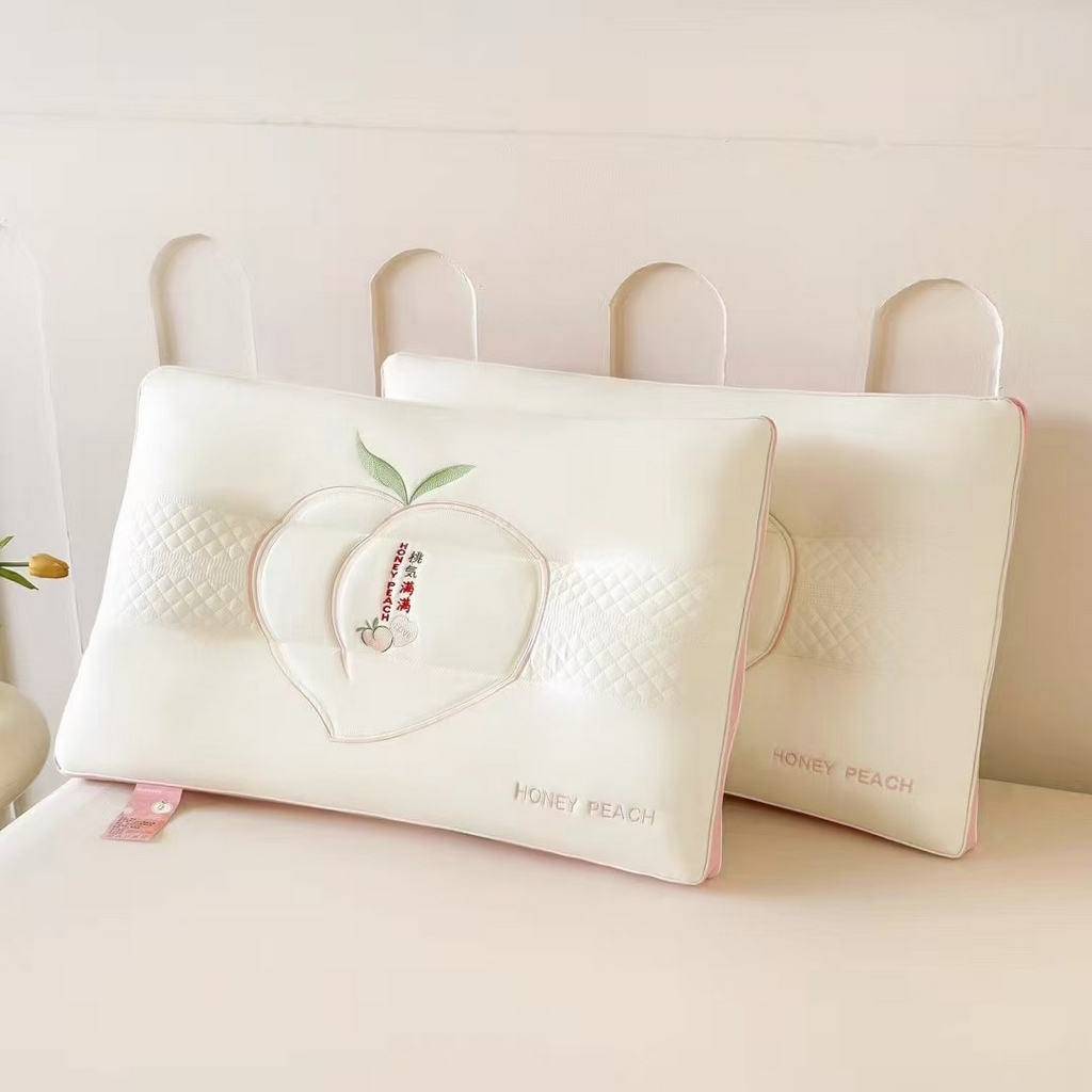 91家纺网 家纺一手货源 找家纺 （总）剑桥枕业 2026新款桃气满满 护颈枕芯成人颈椎助眠跑量低价枕头