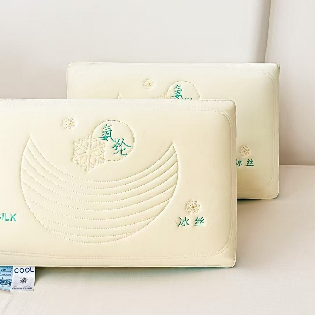 91家纺网 家纺一手货源 找家纺 （总）剑桥枕业 2025新款深睡养肤药包款羽丝定型枕芯 可选荞麦 决明子 薰衣草 促销款式枕头