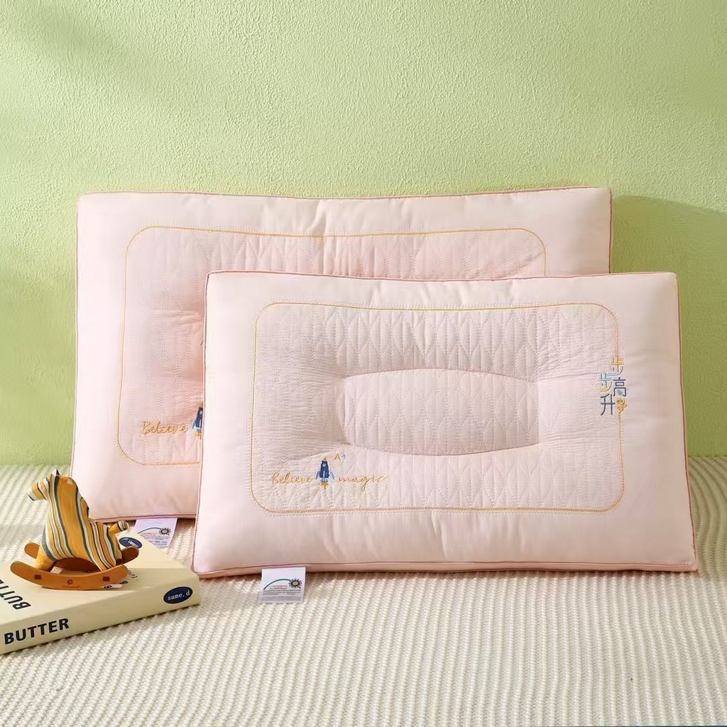 91家纺网 家纺一手货源 找家纺 （总）剑桥枕业 2026新款步步高升学生护颈枕芯 成人颈椎助眠枕头