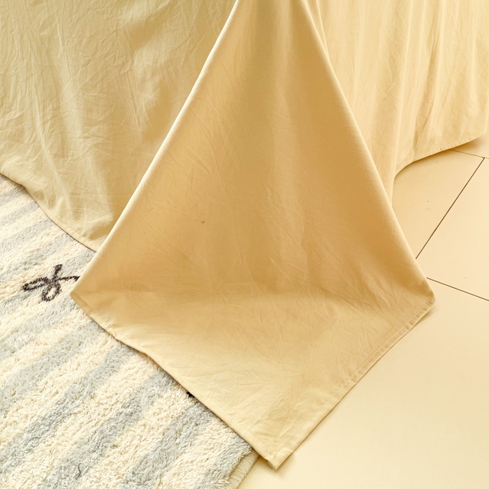 91家纺网 家纺一手货源 找家纺 （总）雨帆家纺 2026新款素色双拼水洗棉混搭四件套