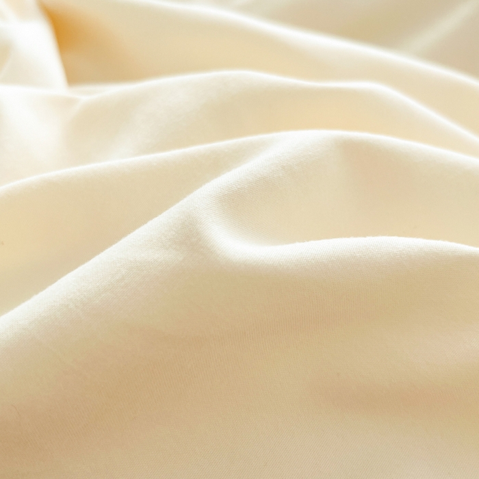 91家纺网 家纺一手货源 找家纺 雨帆家纺 2026新款素色双拼水洗棉混搭四件套 米黄+兰