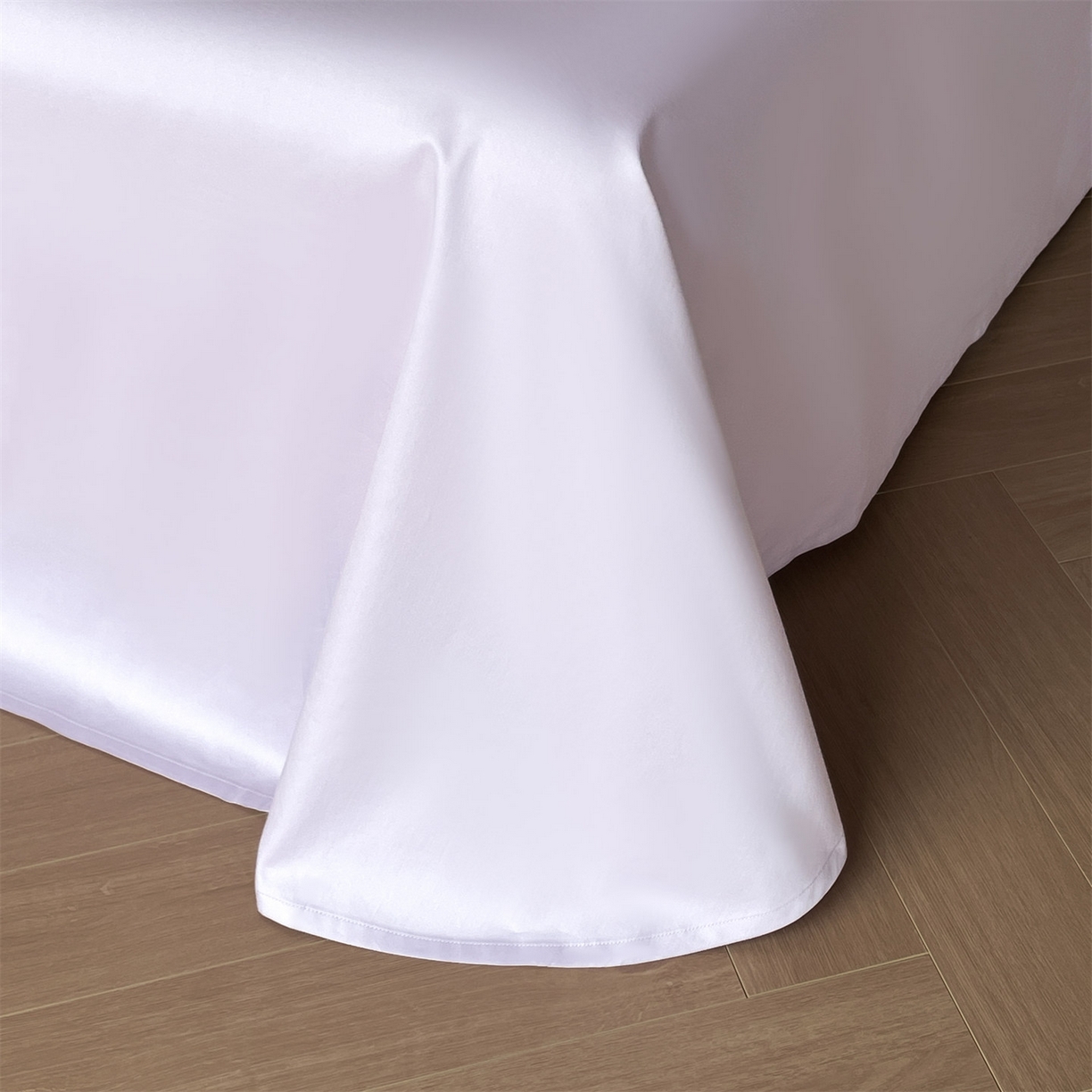 91家纺网 家纺一手货源 找家纺 蓝米卡夫 2026春季新款-60S长绒棉贡缎刺绣系列四件套-福芦（礼盒） 福芦-奶昔白+丁香紫