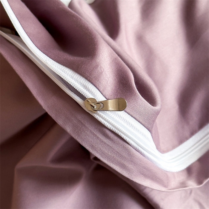 91家纺网 家纺一手货源 找家纺 蓝米卡夫 2026春季新款-60S长绒棉数码印花贡缎系列四件套（礼盒） 空谷幽兰-紫