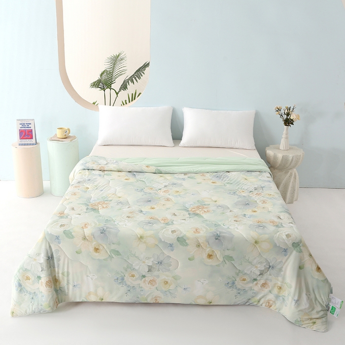 91家纺网 家纺一手货源 找家纺 （总）亚龙工厂店 2026新款大版数码云母冰丝夏凉被被子被芯