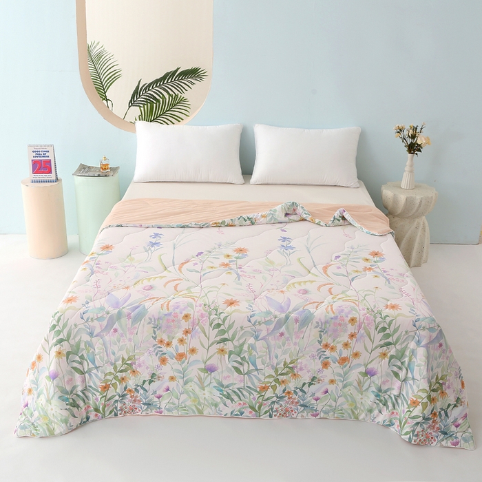 91家纺网 家纺一手货源 找家纺 （总）亚龙工厂店 2026新款大版数码云母冰丝夏凉被被子被芯