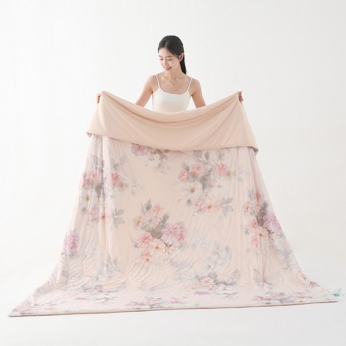 91家纺网 家纺一手货源 找家纺 亚龙工厂店 2026新款大版数码云母冰丝夏凉被被子被芯 尔雅玉