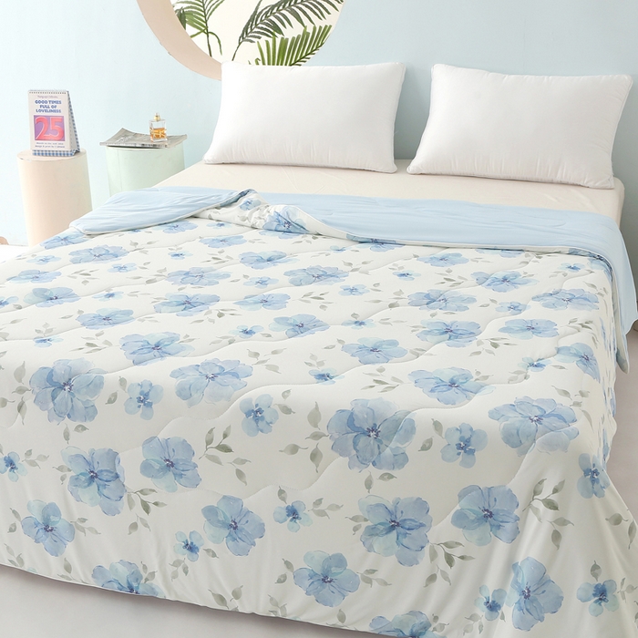 91家纺网 家纺一手货源 找家纺 亚龙工厂店 2026新款大版数码云母冰丝夏凉被被子被芯 美娜兰