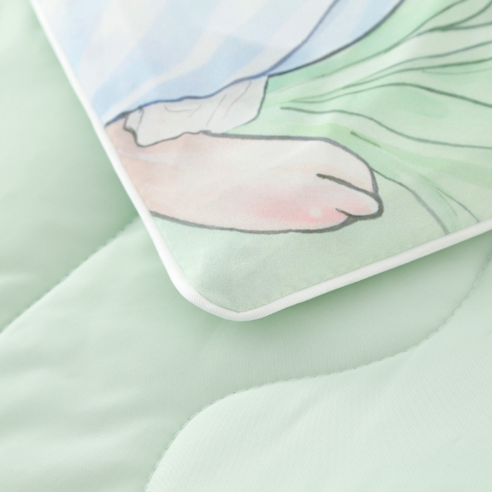 91家纺网 家纺一手货源 找家纺 亚龙工厂店 2026新款大版数码云母冰丝夏凉被被子被芯 梦幻时刻