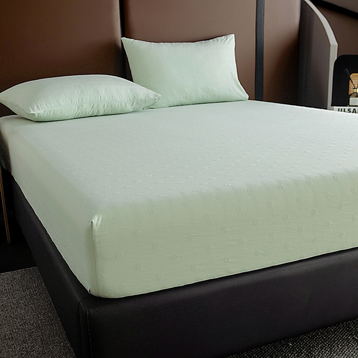 91家纺网 家纺一手货源 找家纺 （总）宇淳国际 2026新款青铜神话系列水洗棉纯色单床笠