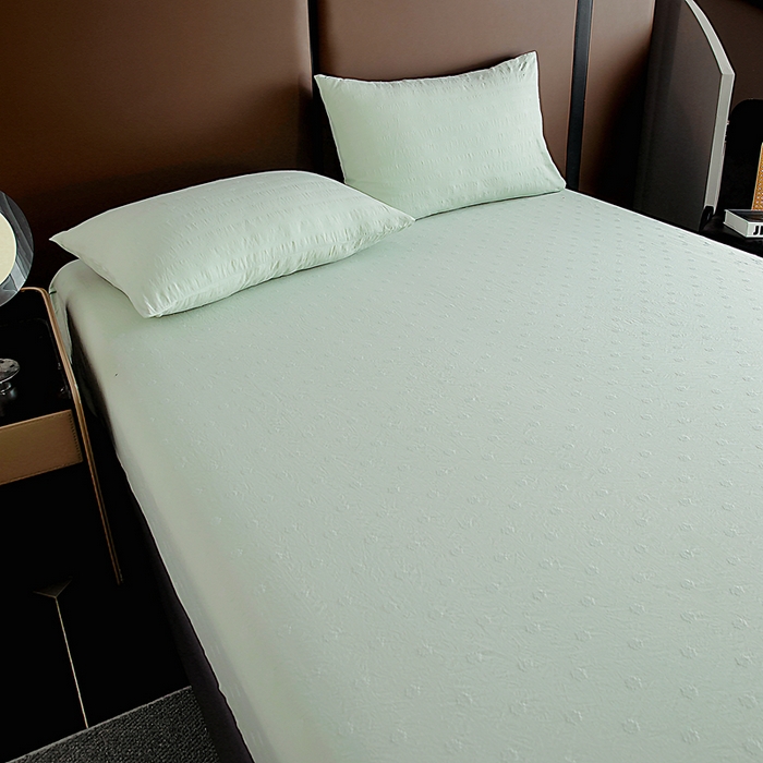 91家纺网 家纺一手货源 找家纺 （总）宇淳国际 2026新款青铜神话系列水洗棉纯色单床笠