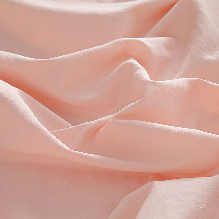 91家纺网 家纺一手货源 找家纺 宇淳国际 2026新款青铜神话系列水洗棉纯色单床笠 水光粉