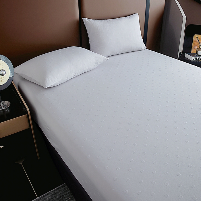 91家纺网 家纺一手货源 找家纺 宇淳国际 2026新款青铜神话系列水洗棉纯色单床笠 银光灰