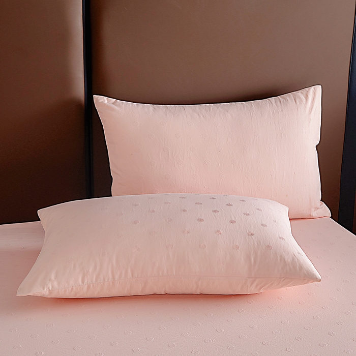 91家纺网 家纺一手货源 找家纺 宇淳国际 2026新款青铜神话系列水洗棉纯色单床笠 水光粉