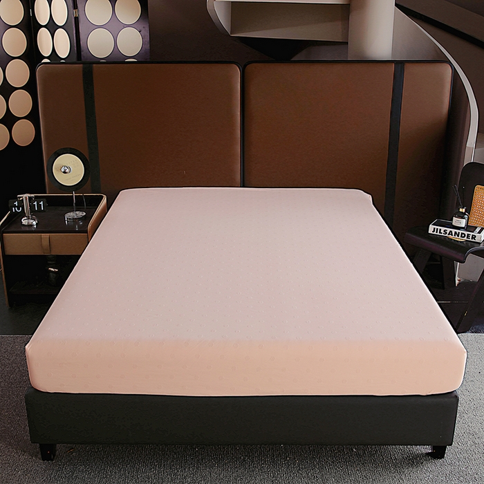 91家纺网 家纺一手货源 找家纺 宇淳国际 2026新款青铜神话系列水洗棉纯色单床笠 水光粉