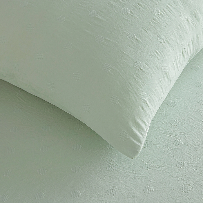 91家纺网 家纺一手货源 找家纺 宇淳国际 2026新款青铜神话系列水洗棉纯色单床笠 草珊瑚