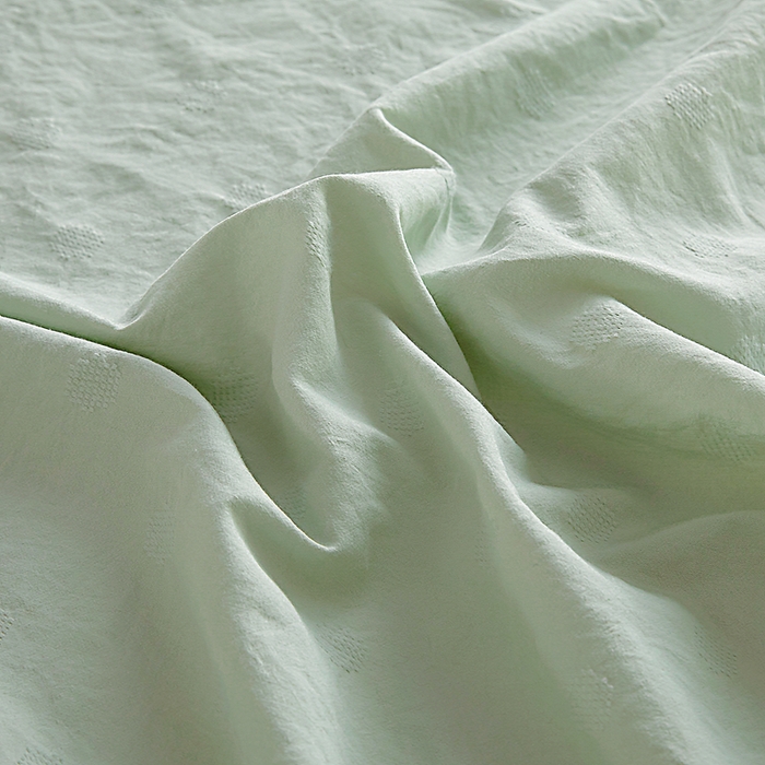 91家纺网 家纺一手货源 找家纺 宇淳国际 2026新款青铜神话系列水洗棉纯色单床笠 草珊瑚