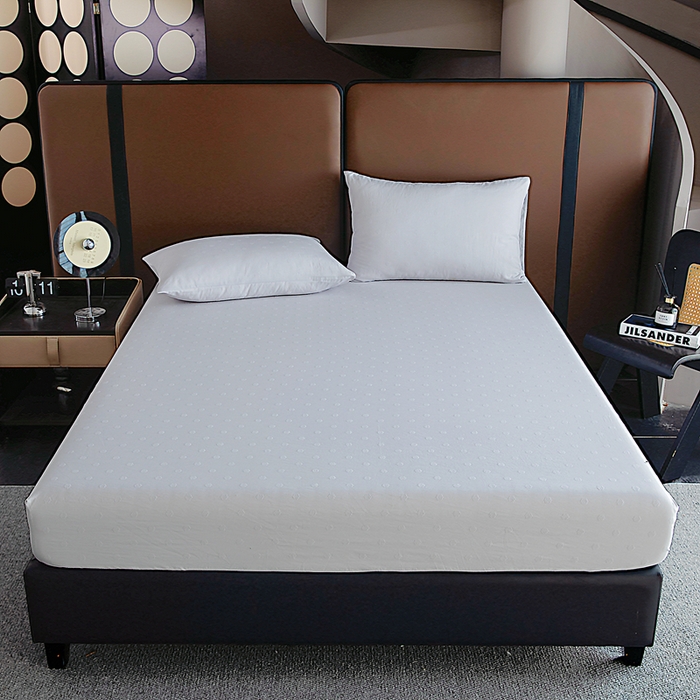 91家纺网 家纺一手货源 找家纺 宇淳国际 2026新款青铜神话系列水洗棉纯色单床笠 银光灰