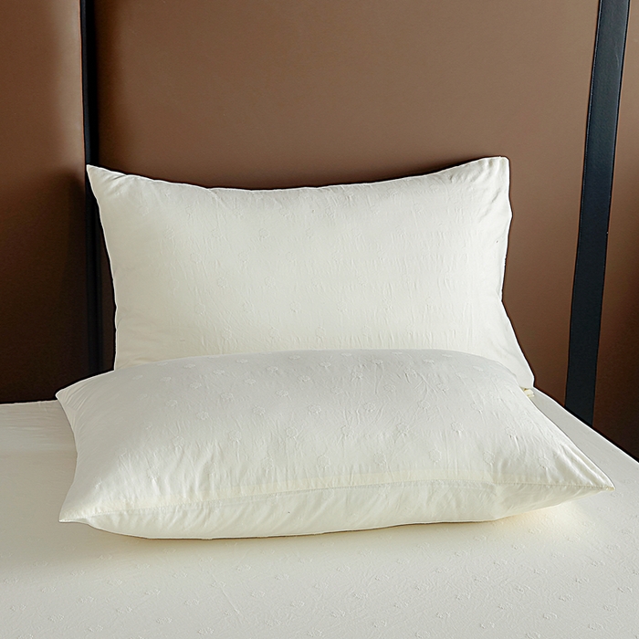 91家纺网 家纺一手货源 找家纺 宇淳国际 2026新款青铜神话系列水洗棉纯色单床笠 豆奶白