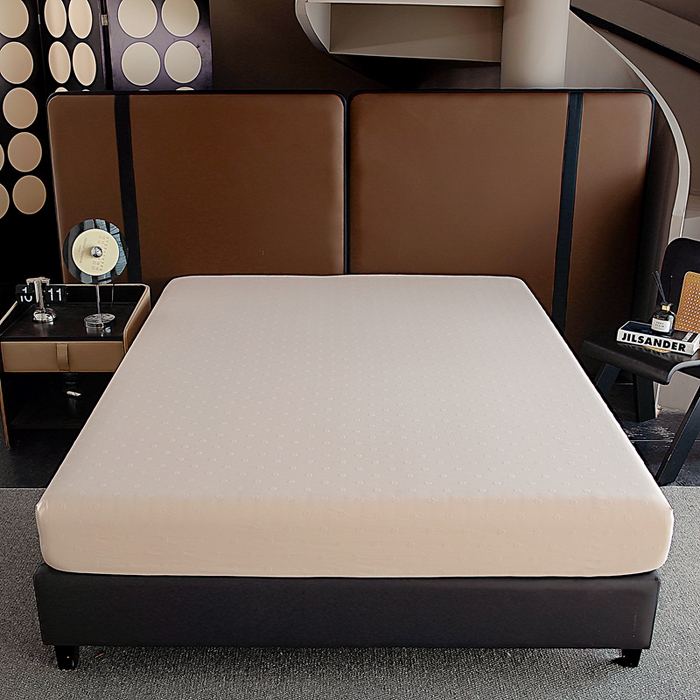 91家纺网 家纺一手货源 找家纺 宇淳国际 2026新款青铜神话系列水洗棉纯色单床笠 奶茶