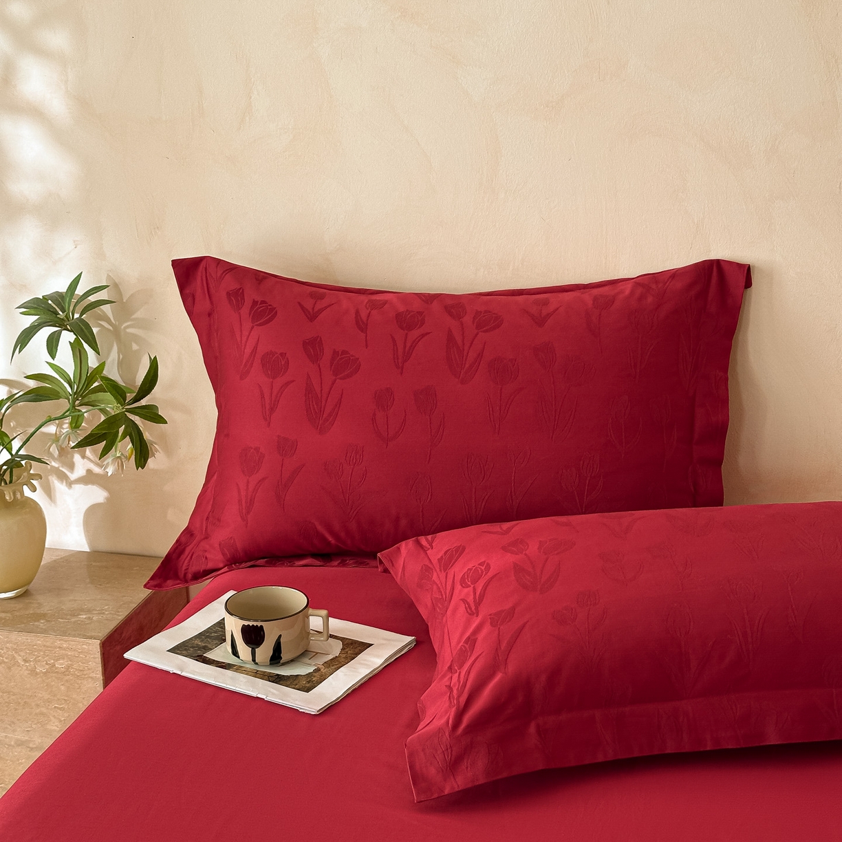 91家纺网 家纺一手货源 找家纺 （总）禾时 2026新款60S全棉立体亮面提花四件套（券后价不低于258/288/278/298）