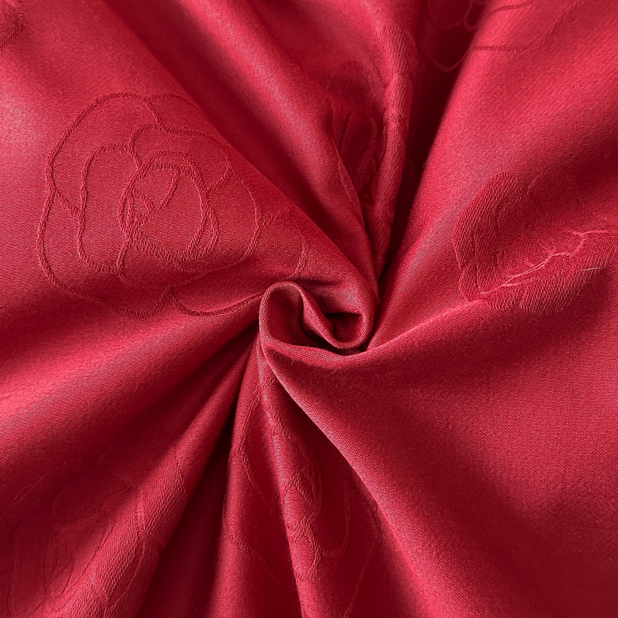 91家纺网 家纺一手货源 找家纺 禾时 2026新款60S全棉立体亮面提花四件套（券后价不低于258/288/278/298） 山茶花之恋