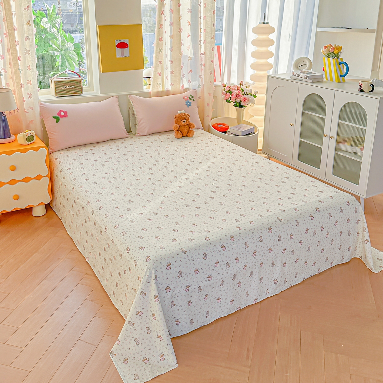 91家纺网 家纺一手货源 找家纺 佳鸿家纺 2026新款彷棉云朵棉毛巾绣四件套学生宿舍三件套萌宠系列（提供买家秀） 萌宠狗狗