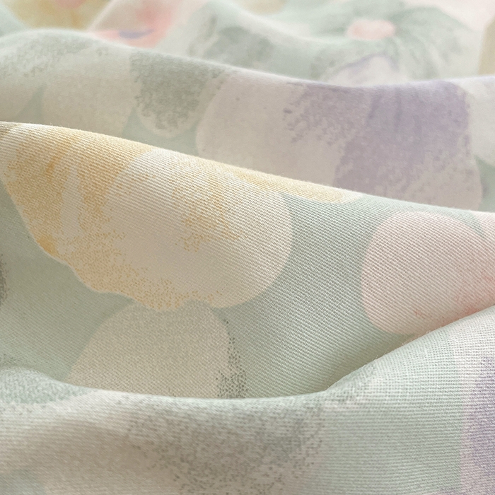 91家纺网 家纺一手货源 找家纺 世爵 2026春夏新款全棉纯棉印花小清新四件套 宁夏花苒