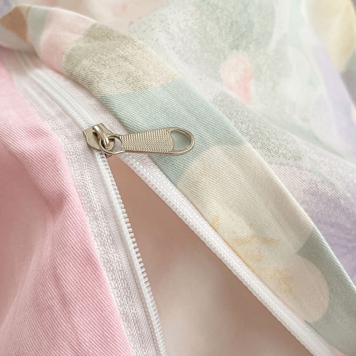 91家纺网 家纺一手货源 找家纺 世爵 2026春夏新款全棉纯棉印花小清新四件套 宁夏花苒