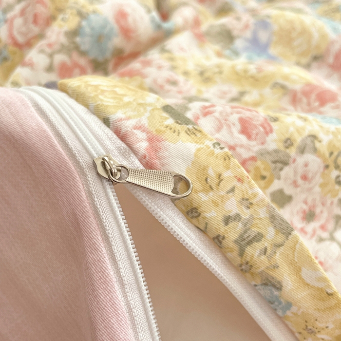 91家纺网 家纺一手货源 找家纺 世爵 2026春夏新款全棉纯棉印花小清新四件套 仙本娜