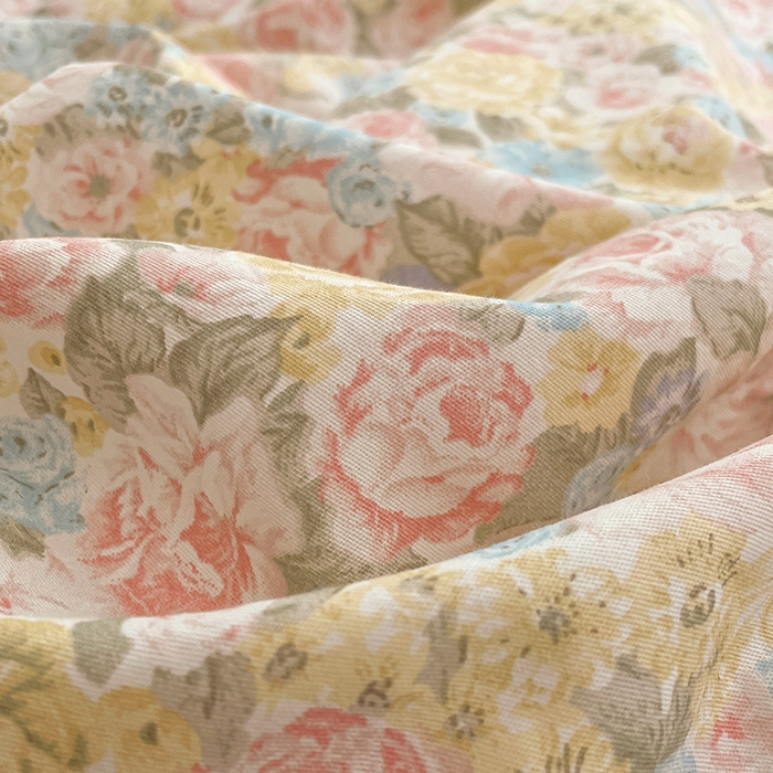 91家纺网 家纺一手货源 找家纺 世爵 2026春夏新款全棉纯棉印花小清新四件套 仙本娜