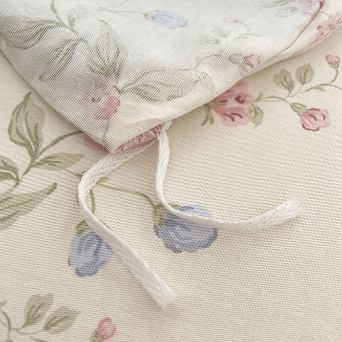 91家纺网 家纺一手货源 找家纺 世爵 2026春夏新款全棉纯棉印花小清新四件套 妙语花香