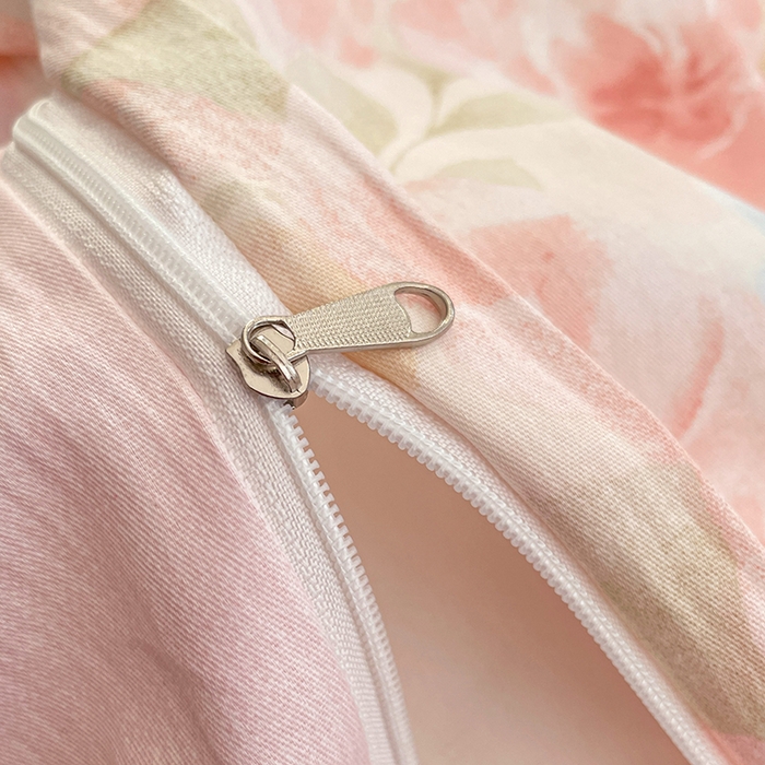 91家纺网 家纺一手货源 找家纺 世爵 2026春夏新款全棉纯棉印花小清新四件套 盛夏晚晴