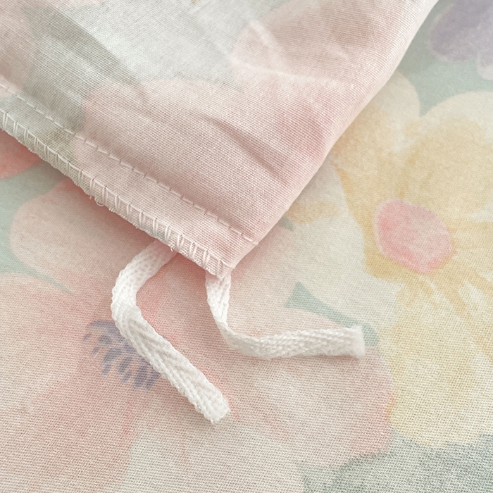 91家纺网 家纺一手货源 找家纺 世爵 2026春夏新款全棉纯棉印花小清新四件套 宁夏花苒