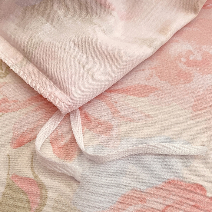 91家纺网 家纺一手货源 找家纺 世爵 2026春夏新款全棉纯棉印花小清新四件套 盛夏晚晴