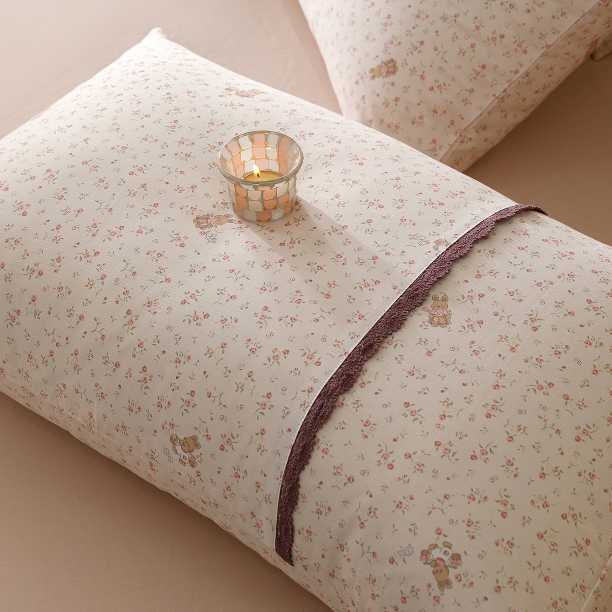 91家纺网 家纺一手货源 找家纺 （总）简宜家居（朝初家纺） 2026新款13070全棉纯棉40支斜纹蕾丝四件套