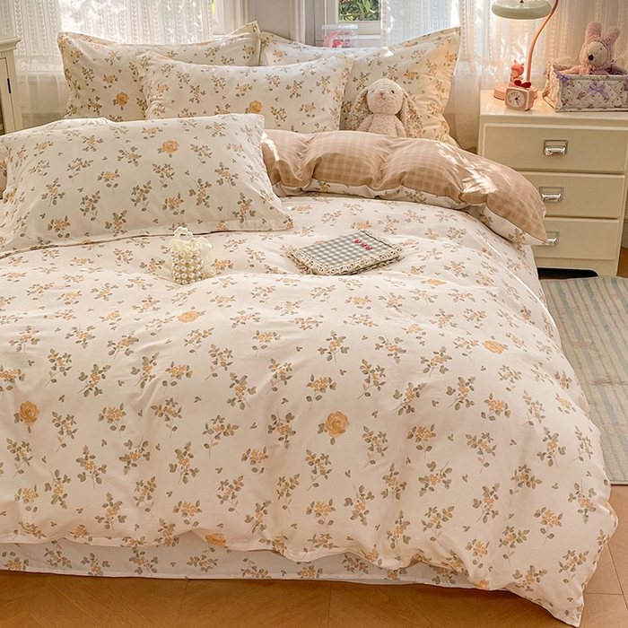 91家纺网 家纺一手货源 找家纺 （总）世爵 2026新款全棉纯棉印花小清新单被套单品系列