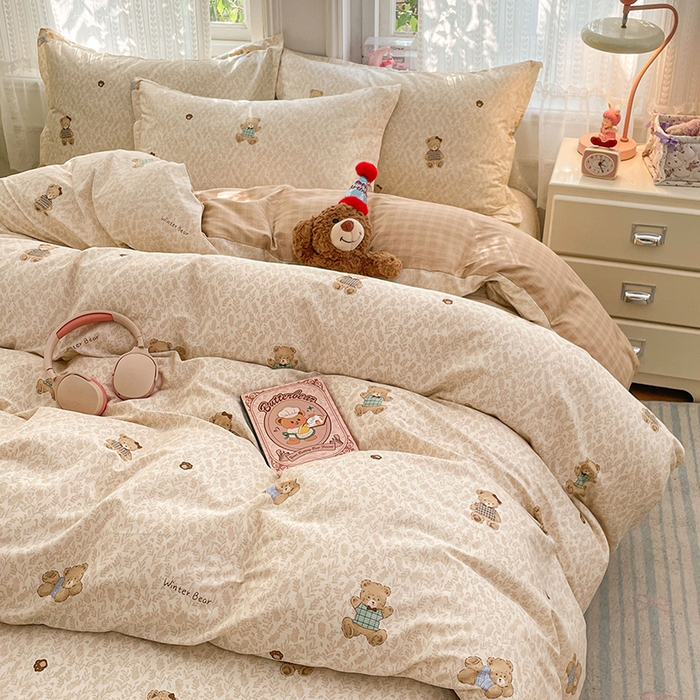 91家纺网 家纺一手货源 找家纺 （总）世爵 2026新款全棉纯棉印花小清新单被套单品系列