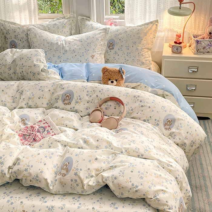 91家纺网 家纺一手货源 找家纺 （总）世爵 2026新款全棉纯棉印花小清新单被套单品系列