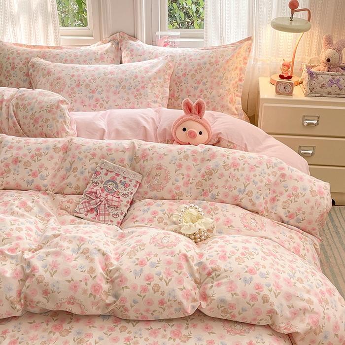 91家纺网 家纺一手货源 找家纺 （总）世爵 2026新款全棉纯棉印花小清新单被套单品系列