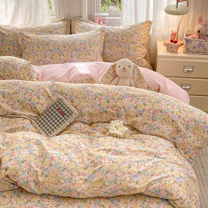 91家纺网 家纺一手货源 找家纺 （总）世爵 2026新款全棉纯棉印花小清新单被套单品系列