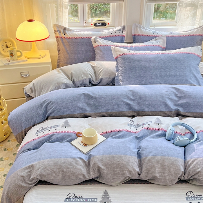 91家纺网 家纺一手货源 找家纺 （总）世爵 2026新款全棉纯棉印花小清新单被套单品系列